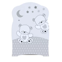Детская кроватка ВДК FUNNY BEARS маятник с ящиком Слоновая кость