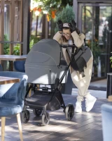 Коляска 2 в 1 CARRELLO Ultra Night Black Арт 6525