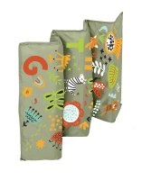 Манеж-кровать CARRELLO Piccolo+ с рисунком Ash Grey