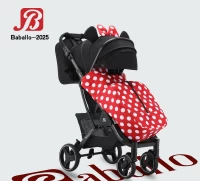 Прогулочная коляска Baballo Future 2025 Минни  серебряная рама