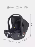 Автокресло Rant Carry Active Line (0-13 кг) Black