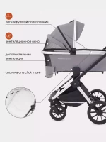 Коляска 2 в 1 MOWBABY TILDA BLUE