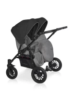 Коляска для двойни Riko Basic Saxo БИРЮЗОВЫЙ