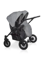 Коляска для двойни Riko Basic Saxo БИРЮЗОВЫЙ