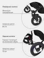 Коляска для двойни RANT Dream Duo ГРАФИТ-СЕРЫЙ