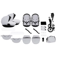 Коляска для двойни Bebetto 42 Comfort 01 bia