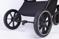 Коляска 2 в 1 Peppy Tecla Shadow Chrome Edition Black