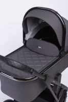 Коляска 2 в 1 Peppy Tecla Shadow Chrome Edition Black