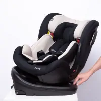 Автокресло Peppy Zero Isofix 0-36 кг black-grey