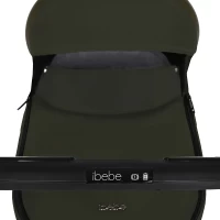 Коляска 2 В 1 IBEBE I-Stop Night-Green Black