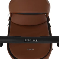 Коляска 2 В 1 IBEBE I-Stop Leather Brown Black