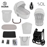 Коляска 2 В 1 ROAN Sol Luxury Gold Sesame