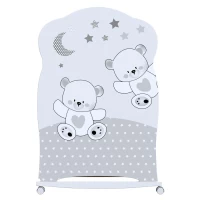 Кровать ВДК FUNNY BEARS (колесо-качалка) слоновая кость