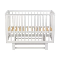 Детская кровать Incanto PAPI NEW продольный маятник белый