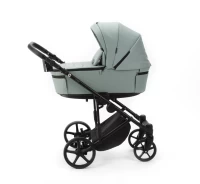 Коляска 2 в 1 Adamex ZICO NEW Deluxe Серо-зеленая Арт ZN-SA20