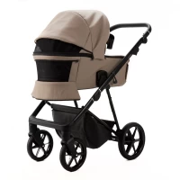 Коляска 2 в 1 Adamex Vasco Deluxe Светло-серая Арт V-SA3