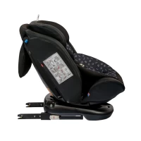 Автокресло Indigo ADVANCED Isofix 0-36 кг черный