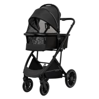 Коляска 3 в 1 Indigo DESIRE черный
