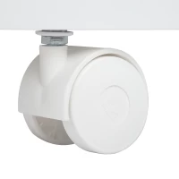 Детская кроватка Indigo Baby Lux 3 в 1 с колесами белый-белые