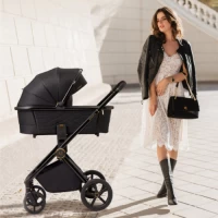 Коляска 2 в 1 Sweet Baby Elegante BRD Black