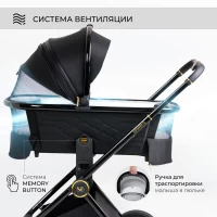 Коляска 2 в 1 Sweet Baby Elegante GL Black