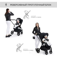 Коляска 2 в 1 Sweet Baby Elegante GL Black