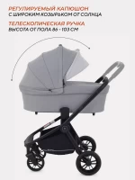 Коляска 3 в 1 RANT Energy Grey