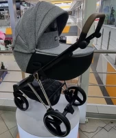 Коляска 2 в 1 Luxmom F1 Черный