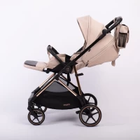 Прогулочная коляска Peppy Amici Beige рама Gold
