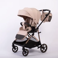 Прогулочная коляска Peppy Amici Beige рама Gold