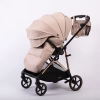 Прогулочная коляска Peppy Amici Beige рама Gold