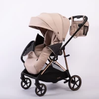 Прогулочная коляска Peppy Amici Beige рама Gold