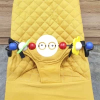 Шезлонг для новорожденных JOYOY Горчичный