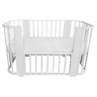Кровать детская Indigo Baby Line 5 в 1 Белый