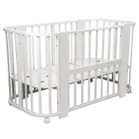 Кровать детская Indigo Baby Line 5 в 1 Белый