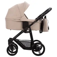 Коляска 2в1 Bebetto EXPLORER PRO  Арт 06 Св.бежевая кожа