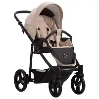 Коляска 2в1 Bebetto EXPLORER PRO  Арт 06 Св.бежевая кожа