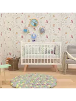 Детская кроватка Incanto Anniken New с маятником Белый-бук Арт 01