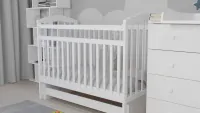Детская кроватка Incanto Pali с маятником белый Арт Pali