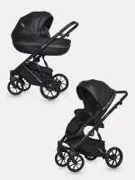 Коляска 2 в 1 Riko Basic Delta Ecco black Арт 15