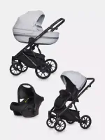 Коляска 3 в 1 Riko Basic Delta Grey Fox Арт 01