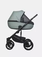 Коляска 3 в 1 Riko Basic Ozon Pastel Оливковый Арт 05