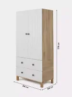 Шкаф Rant Bamboo Cloud white Арт Bamboo