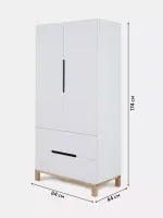 Шкаф Rant Indy Cloud white Арт Indy