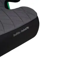 Автокресло-бустер Indigo QuickFix ISOFIX серый-черный