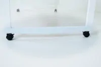 Детская кроватка колесо-качалка Беби-1 белый