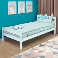 Кроватка подростковая Lotta 900х2000 см. белый