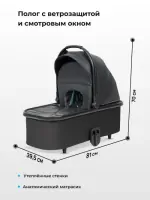 Коляска 3 в 1 Farfello Sola Trio Comfort черный оникс
