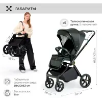 Коляска 3в1 SBL Elegante GL Black