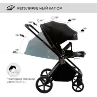 Коляска 3в1 SBL Elegante GL Black